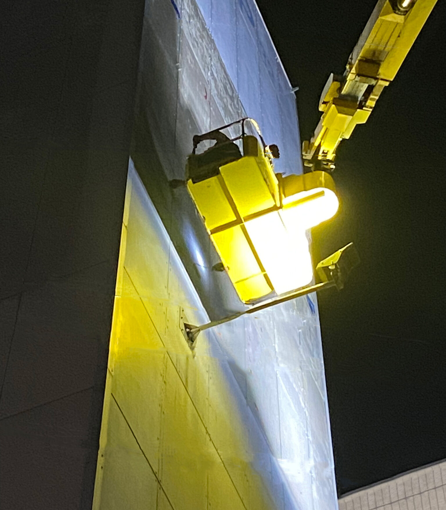 貼り位置をしっかりと確認