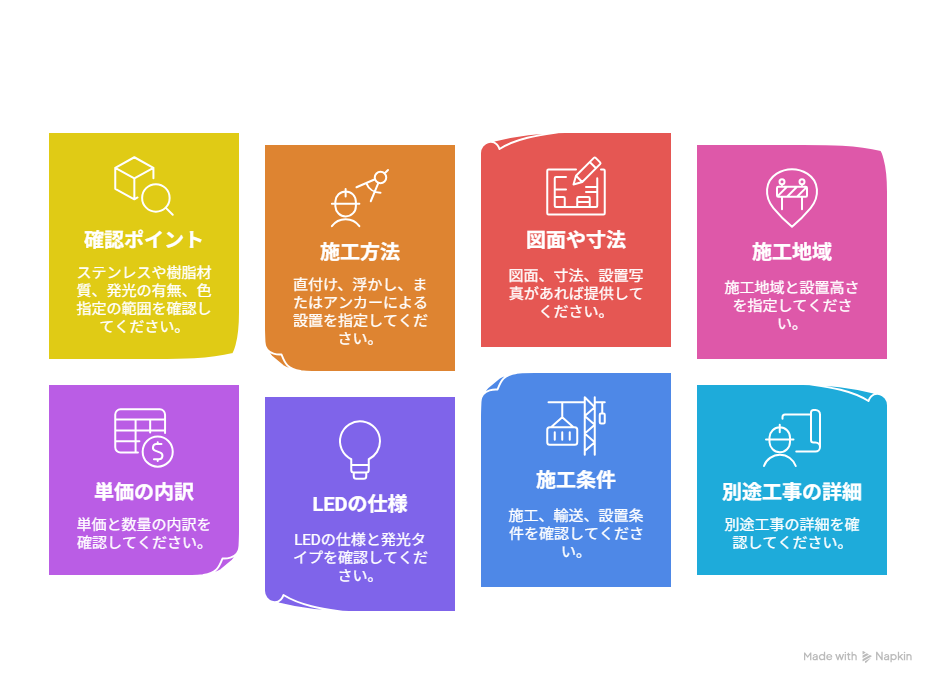 見積り依頼のポイントを図解イラストで説明