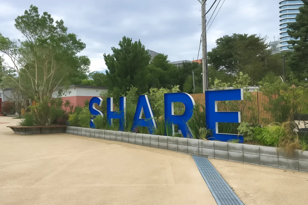 青山にあるモニュメントサイン